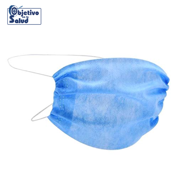 Cubrebocas Azul Desechable Doble Capa | Caja 150 Piezas