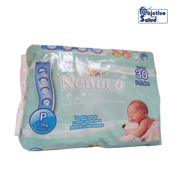 Pañales Prematuros 1–2 kg Libre de Químicos | Paquete Individual
