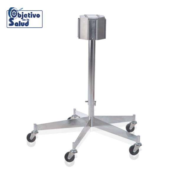 Carro Altura Ajustable de Acero Inoxidable para 4  Soportes