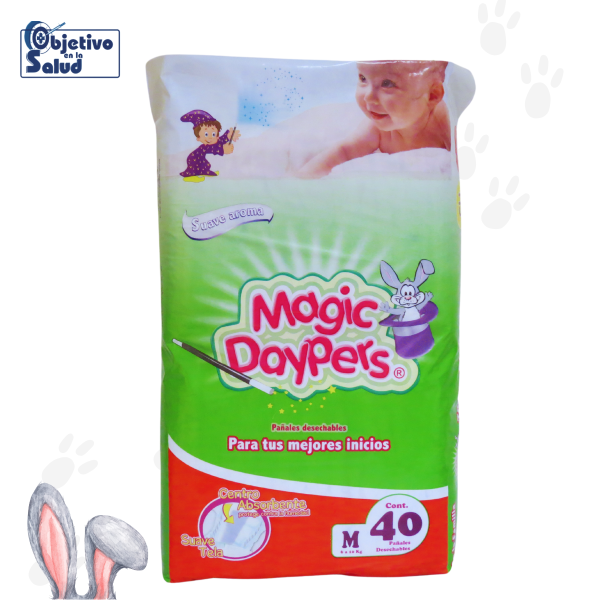 Pañales Magic Daypers Medianos 6–10 kg | Paquete Económico