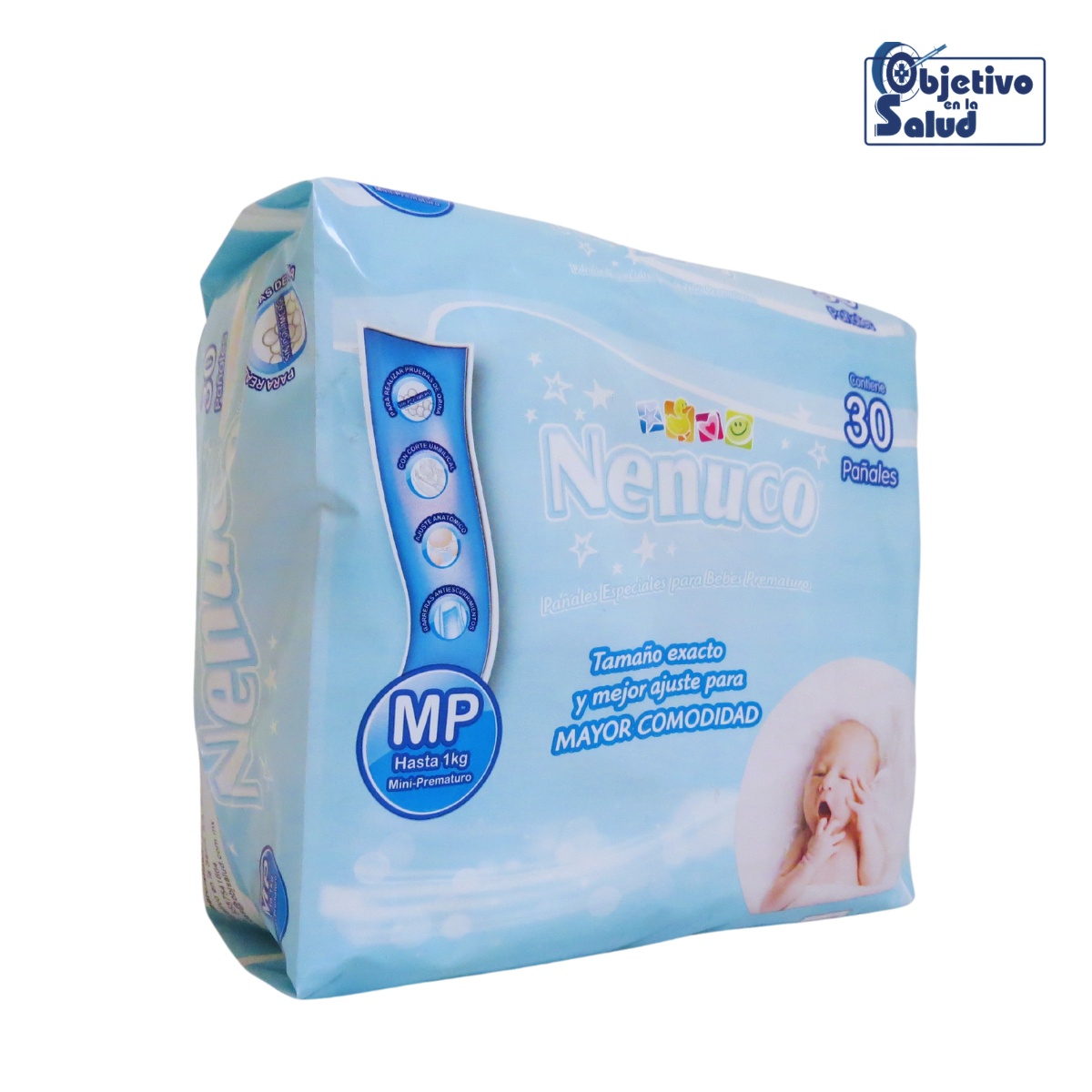 3 Pañales Prematuros Mini Libre de Químicos | Paquete Individual - Image 1